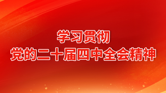 学习贯彻党的二十届四中全会精神
